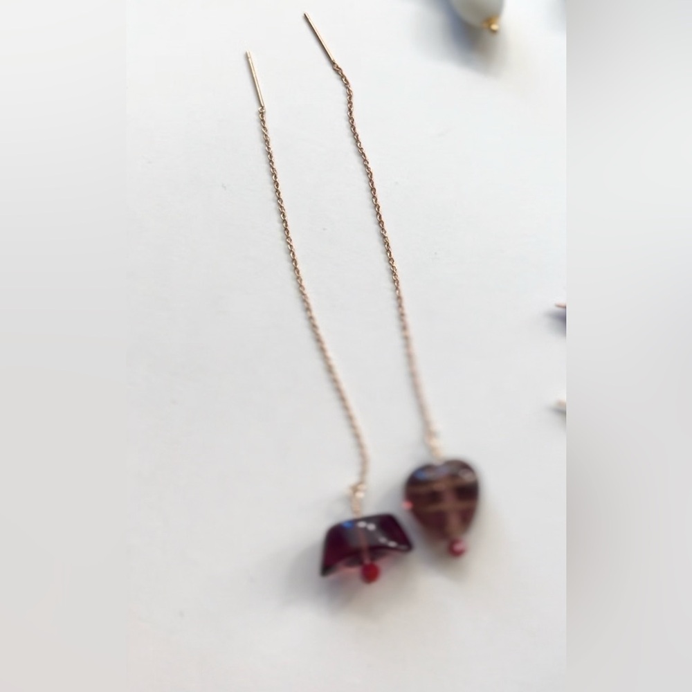 New! Thread earrings - Picture 6 of 6